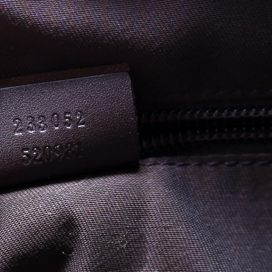 233052 GG Coated Canvas Medium Messenger Flap Bag