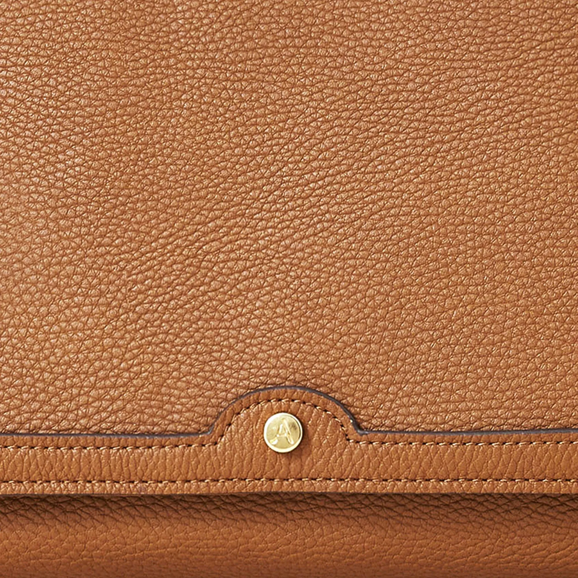 Accessorize London Women's Large Flap Tan Crossbody