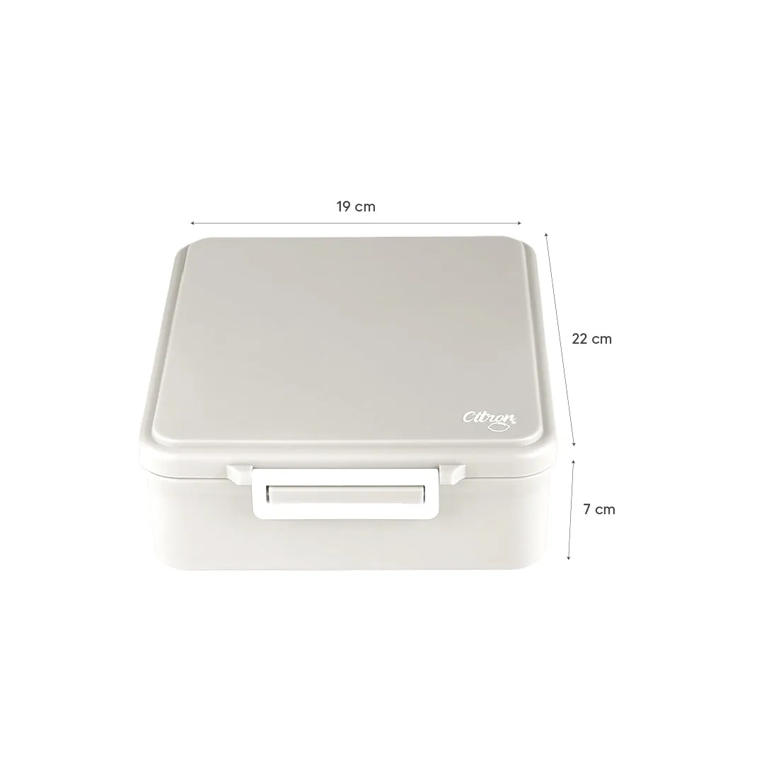 Citron Grand Lunchbox with Insulated Food Jar and Saucer - Cherry