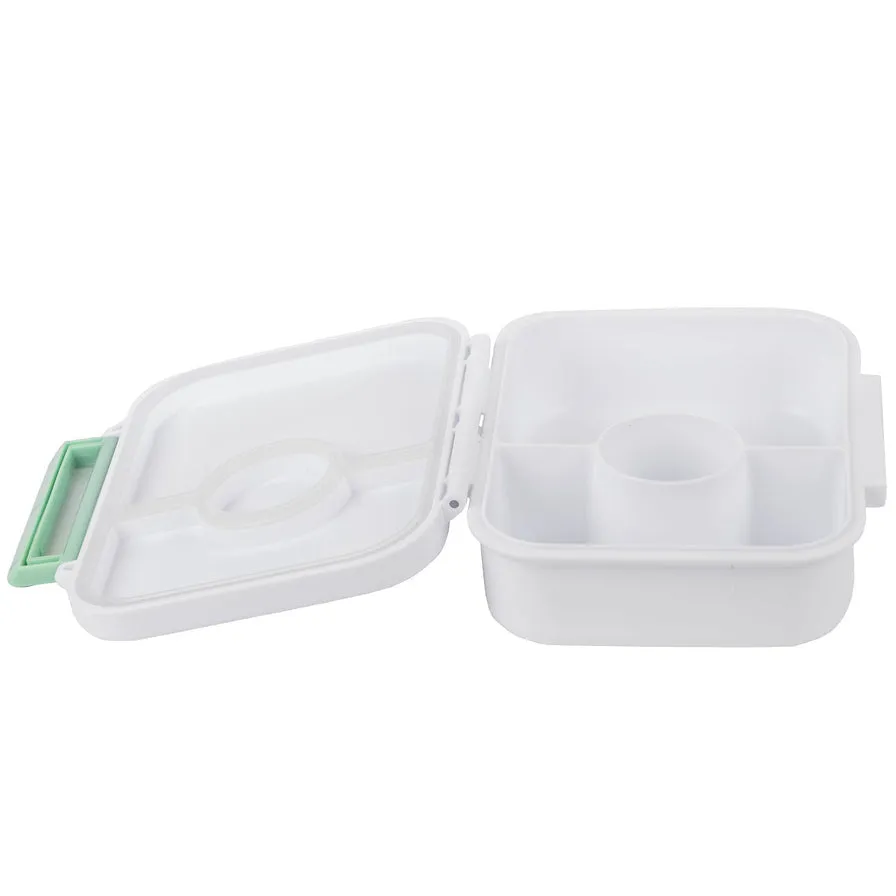 Citron Tritan Snack Box - Dino - White