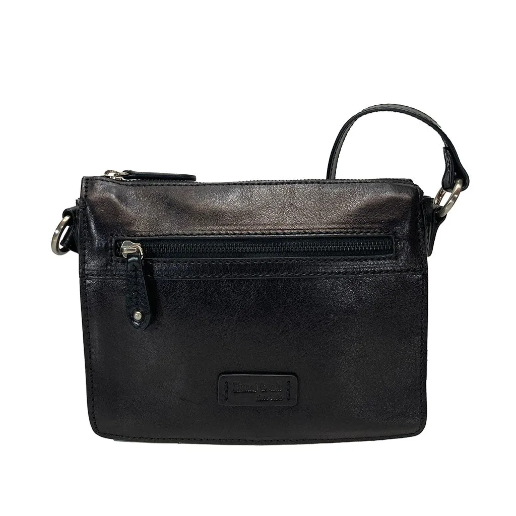 Gianni Conti Shoulder / Crossbody Bag - Style: 9440550 Black