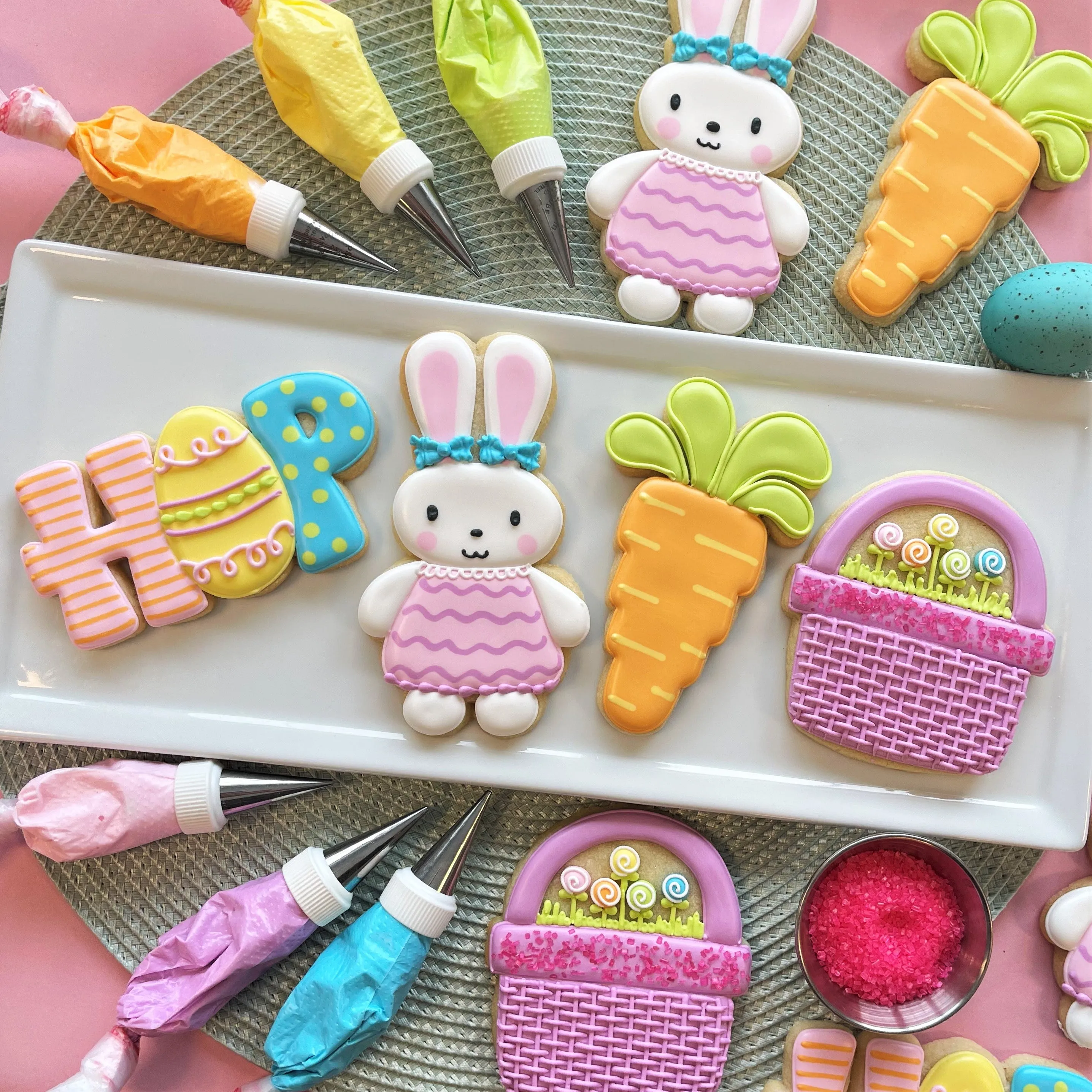 HOP Easter Cookie Decorating Class RECORDING with Optional Kit