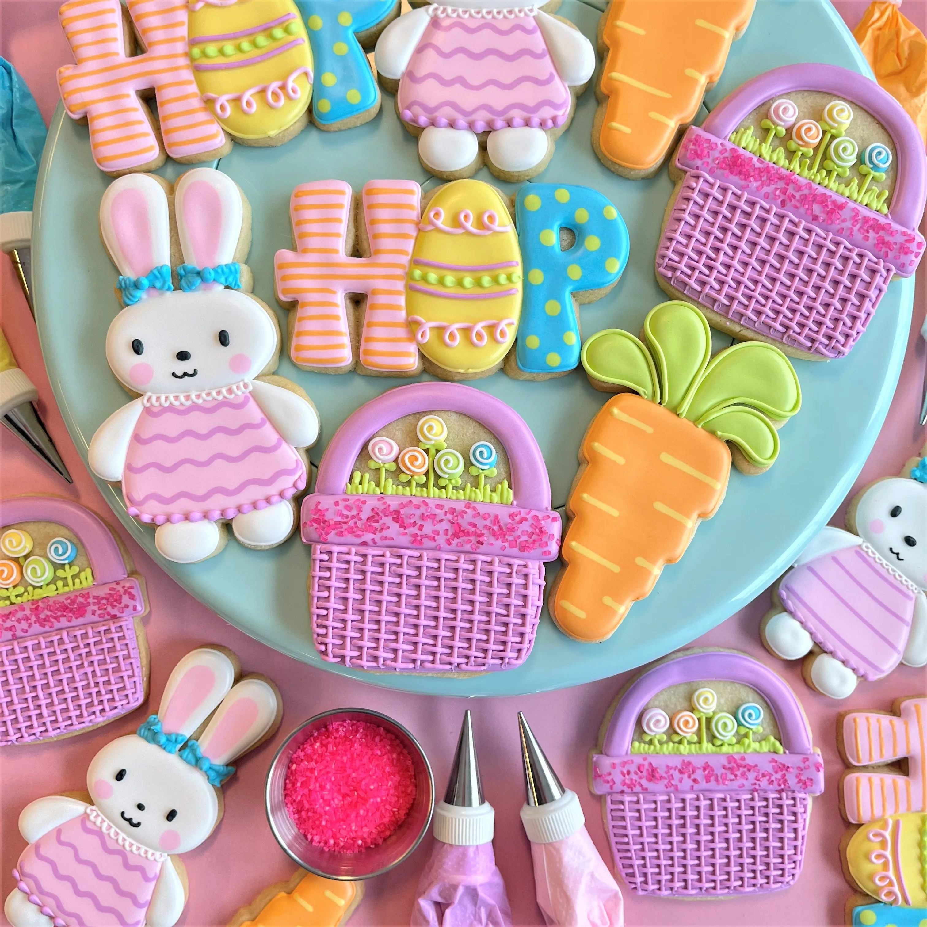 HOP Easter Cookie Decorating Class RECORDING with Optional Kit
