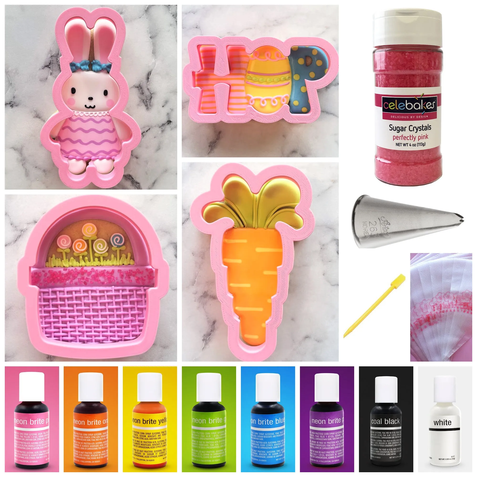 HOP Easter Cookie Decorating Class RECORDING with Optional Kit