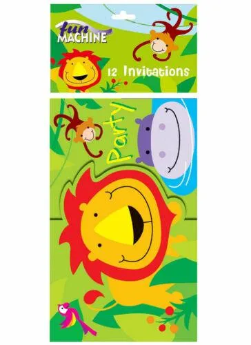 Jungle Party Animal Lion Birthday Party Pack Jungle Table Ware decoration