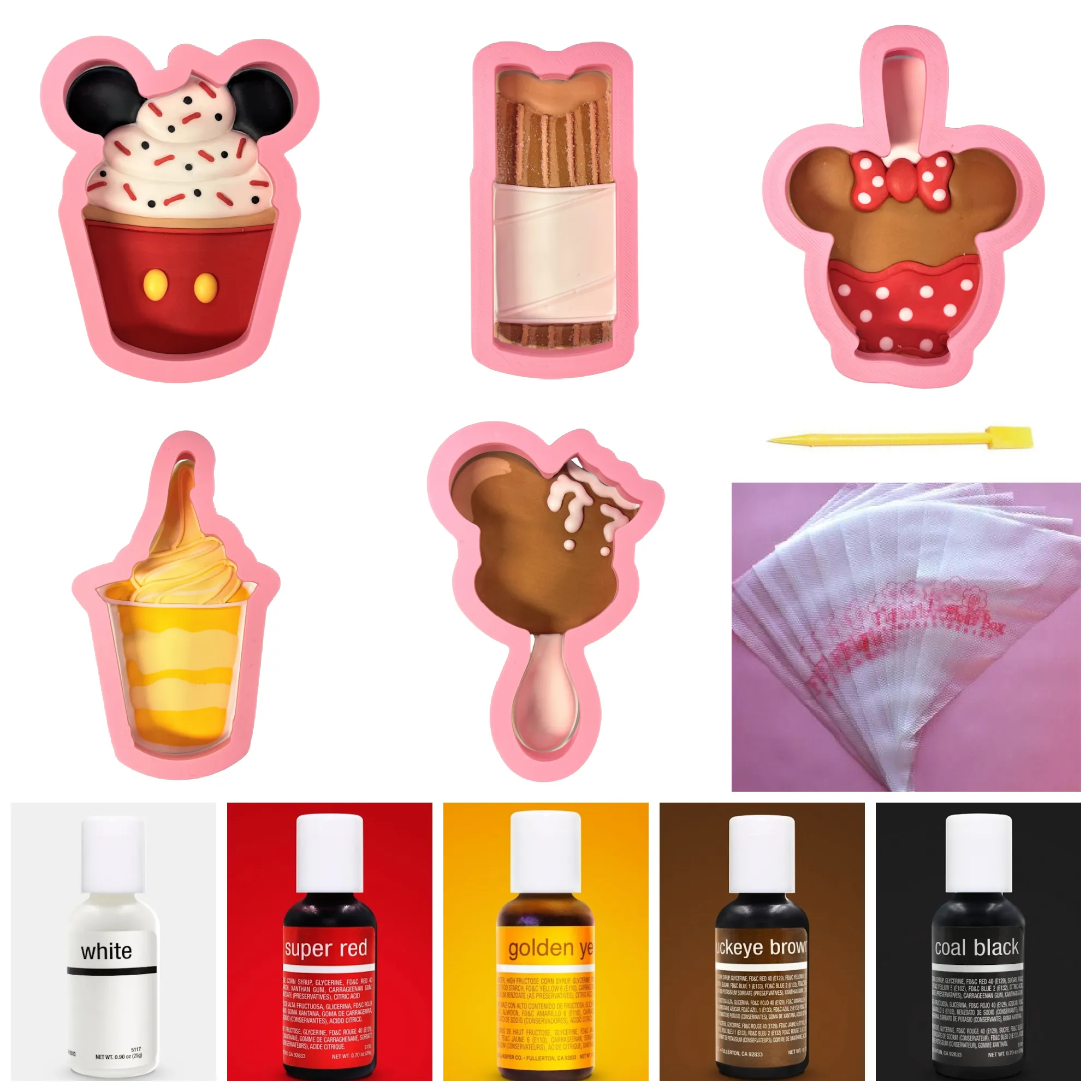 Mouse Snacks Online Cookie Decorating Class RECORDING with Optional Kit