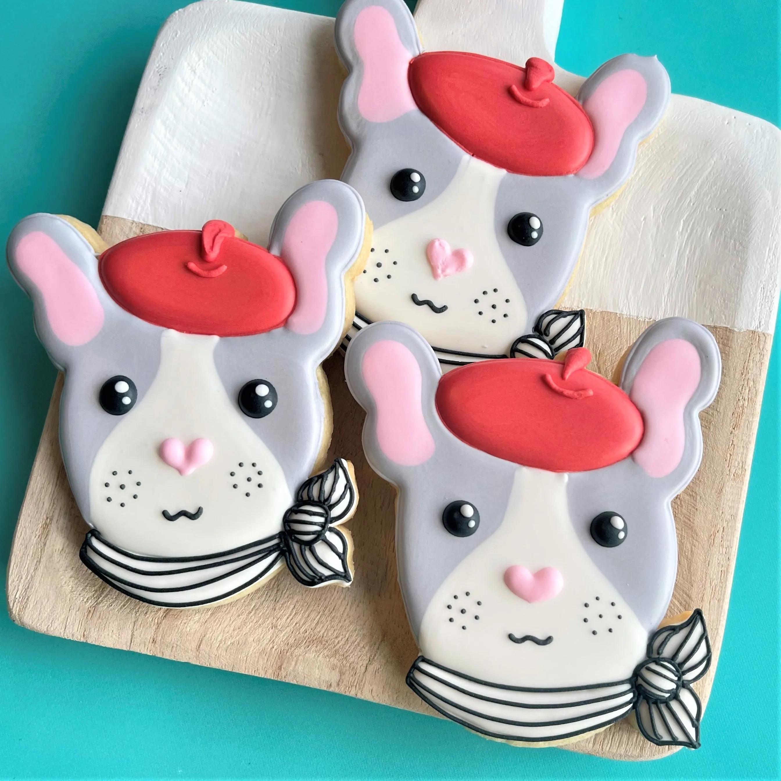 Paris Valentine's Cookie Decorating Class RECORDING with Optional Kit
