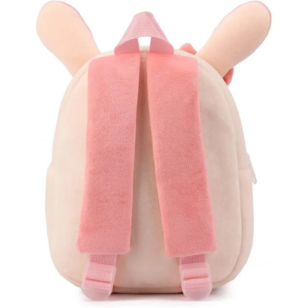 Personalised Toddler Backpack for Boy and Girl Cute Soft Plush Toddler Bag Animal Cartoon Small Mini Backpack For Kids 1-6 Years