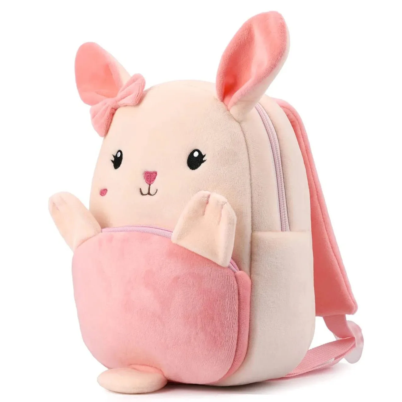 Personalised Toddler Backpack for Boy and Girl Cute Soft Plush Toddler Bag Animal Cartoon Small Mini Backpack For Kids 1-6 Years