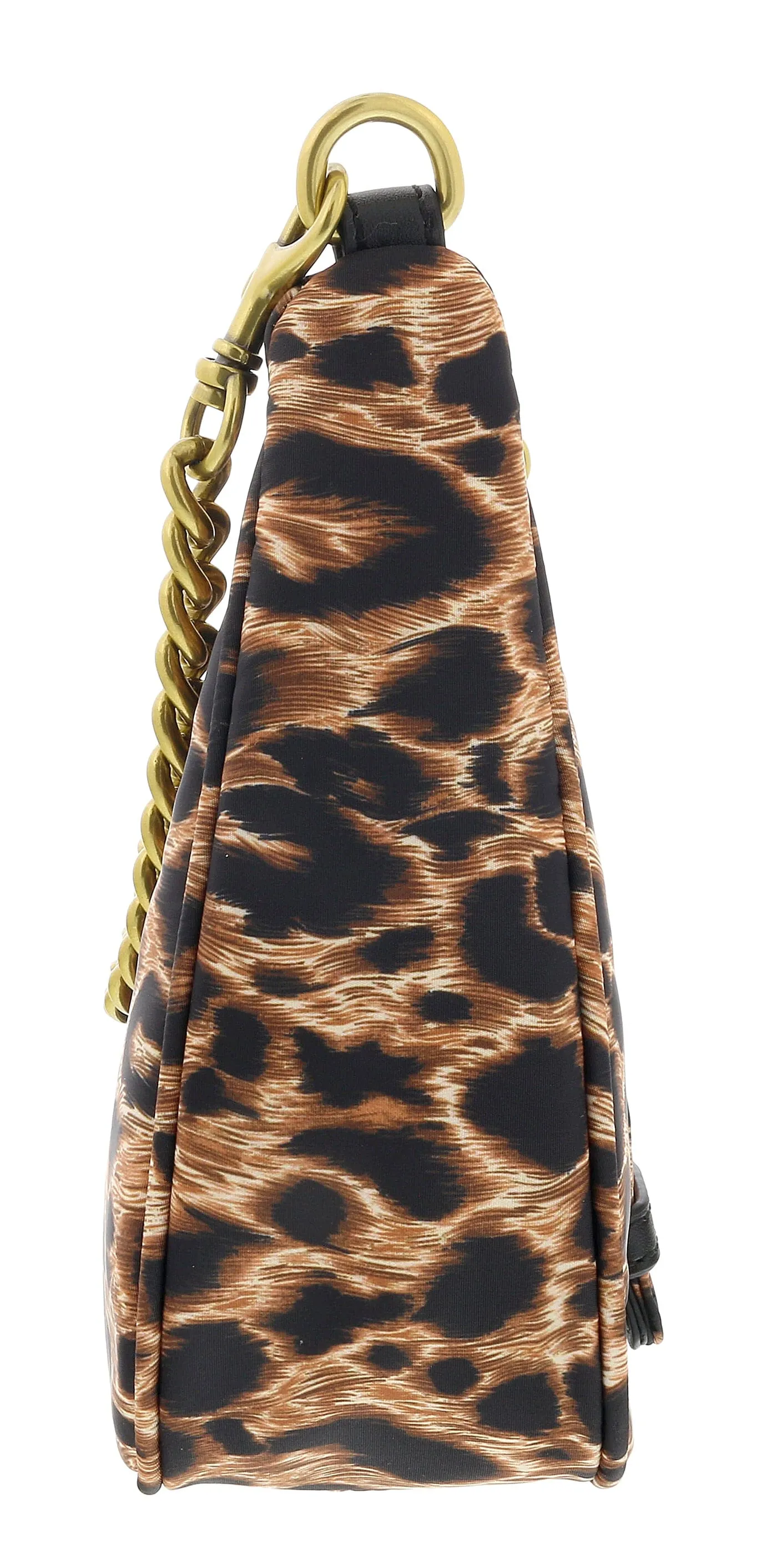 Versace Jeans Couture Animal Print Small Boho Nylon Shoulder Bag with Coin Purse